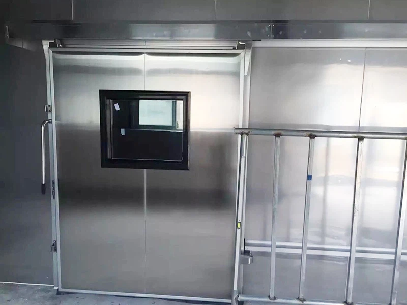 투명창이 있는 냉장 보관 도어